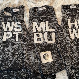 3 soul cycle tanks + patch